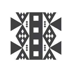 Canvas Print - Aztec pattern