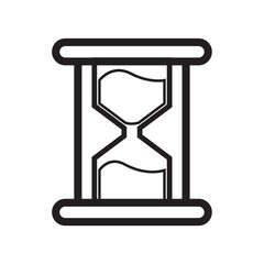 Poster - Hour glass icon