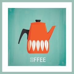 Poster - coffee pot