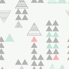 Sticker - Seamless triangles design