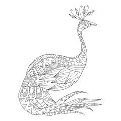 Sticker - Peacock design