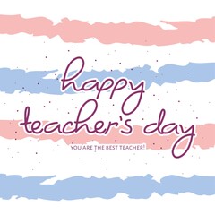 Poster - happy teacher's day design