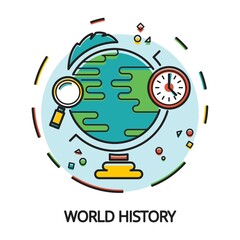 Poster - World history concept design.