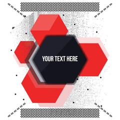 Canvas Print - geometric background design