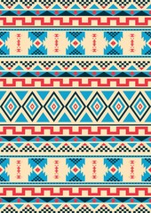 Wall Mural - aztec pattern design