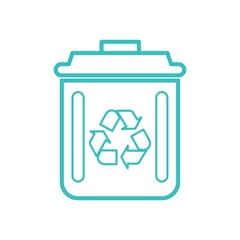 Poster - Recycle bin vector illustration