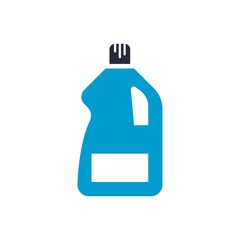 Poster - Blue detergent bottle