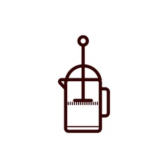 Wall Mural - French press coffee