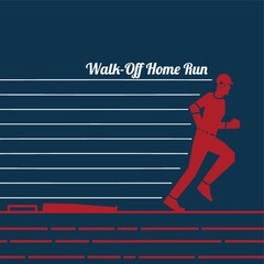 Wall Mural - Walk-off home run