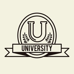 Wall Mural - university logo element