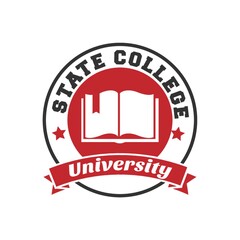 Sticker - state college university logo element