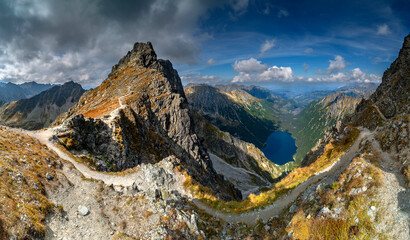 Fototapeta pejzaż góra alpy