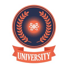 Wall Mural - university logo element