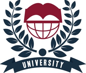 Sticker - university logo element