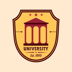 Wall Mural - university logo element