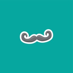 Sticker - mustache