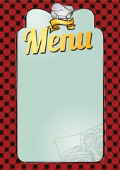 Poster - Menu template.