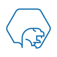 Sticker - beaver icon