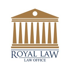 Poster - royal law logo element