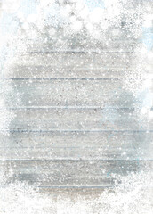 Wall Mural - Background for holiday,  winter design. Grey wooden texture  background. Christmas background.