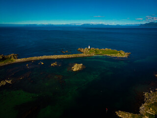 Poster - Lighthouse Hovsund Lofoten Islands Norway