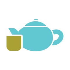 Wall Mural - Teapot icon