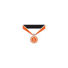 Canvas Print - Winning medal icon