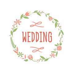 Poster - wedding template design