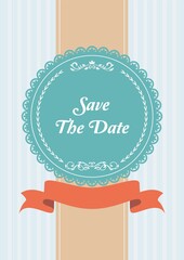 Sticker - wedding invitation design