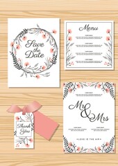 Poster - wedding template design