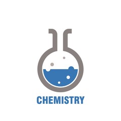 Canvas Print - chemistry subject icon