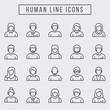 © captainvector - Set of human icons