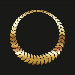 Poster - laurel wreath set