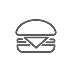 Sticker - cheeseburger