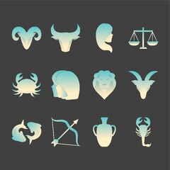 Sticker - Compilation of horoscope