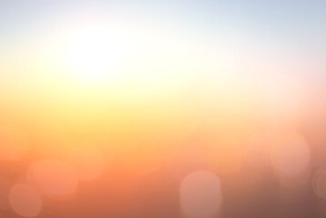 Wall Mural - abstract blurred sky and sea sunset background