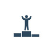 © Gramfid - Winner Icon. Success Icon. Business Concept. Flat Design. Isolated Illustration.