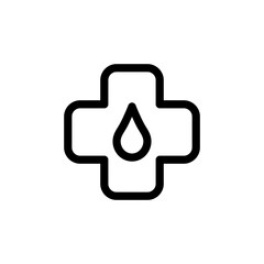 Poster - Medical Cross Icon Design Vector Template illustration