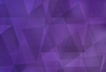 Wall Mural - Light Purple vector abstract polygonal template.