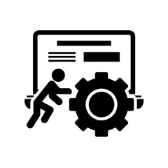 Computer and programer icon