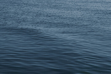 Light reflection Beautiful wave pattern on the ocean surface.