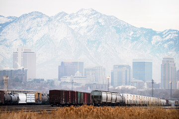 Wall Mural - Salt Lake City skyline 