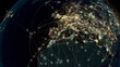 © editableclips.com - Many Arrows Fly Among Cities. Global Communications over Europe and North Africa. Destinations All over the World. Flight Paths. 3d Rendering. Cities:
