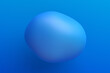 © VAlex - Abstract 3d render of a blue bubble, modern background design