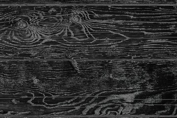 Subtle black texture background of distressed wood grain. Dark natural wooden pattern. Table top or floor or wooden wall surface.