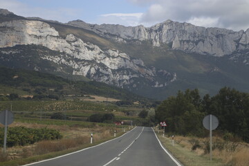 Sticker - Rural road in the interior of Basque Country