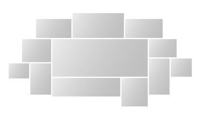 empty collage frames templates for photo and images