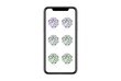 Solitaire Diamond Color Shades in Smart Mobile