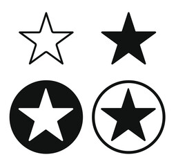 Wall Mural - star shape icon. vector illustration image. rating and review symbol with grunge texture. decoration
