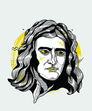 Isaac Newton. Yellow Crazy.